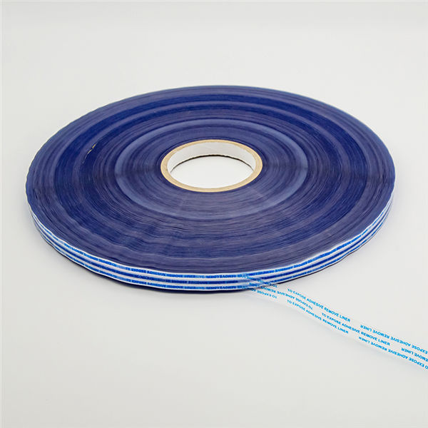Permanent Bag Sealing Tape nga adunay Blue Printing